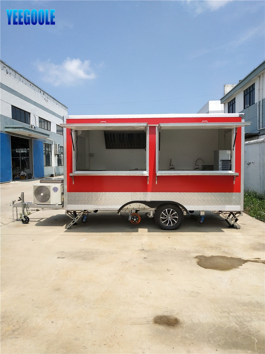 YG-FPR-04 Hot Sale Mobiles multifunktionales Street Food Snackauto, Fast Food Vans, elektrischer Food Truck