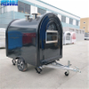 YG-LC-01S Yeegoole Mobiler Lebensmittelwagen aus rostfreiem Stahl, mobile Hot Dog-Wagen, Konzessionsanhänger, Anhänger zum Verkauf