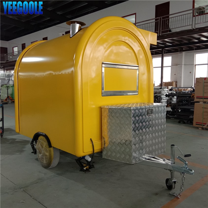 YG-LC-01S OEM Mobile Lebensmittelwagen Food Van Caravan Fast-Food-Truck Push-Pull-Verkaufsfenster