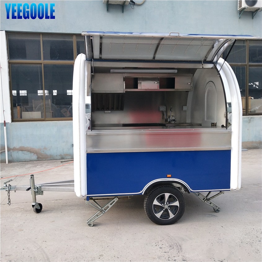 YG-LSS-01 YEEGOOLE Catering-Anhänger Mobile Küche Kiosk Küche auf Rädern Eisanhänger Preis Grill LKW Catering Van CE
