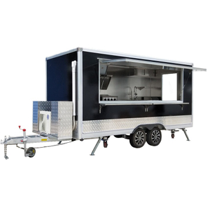 YG-FPR-04 New Street Lebensmittelautomat / Elektro-Imbisswagen / Hot Dog-Eis Hamburger Mobile Food Trailer Sale