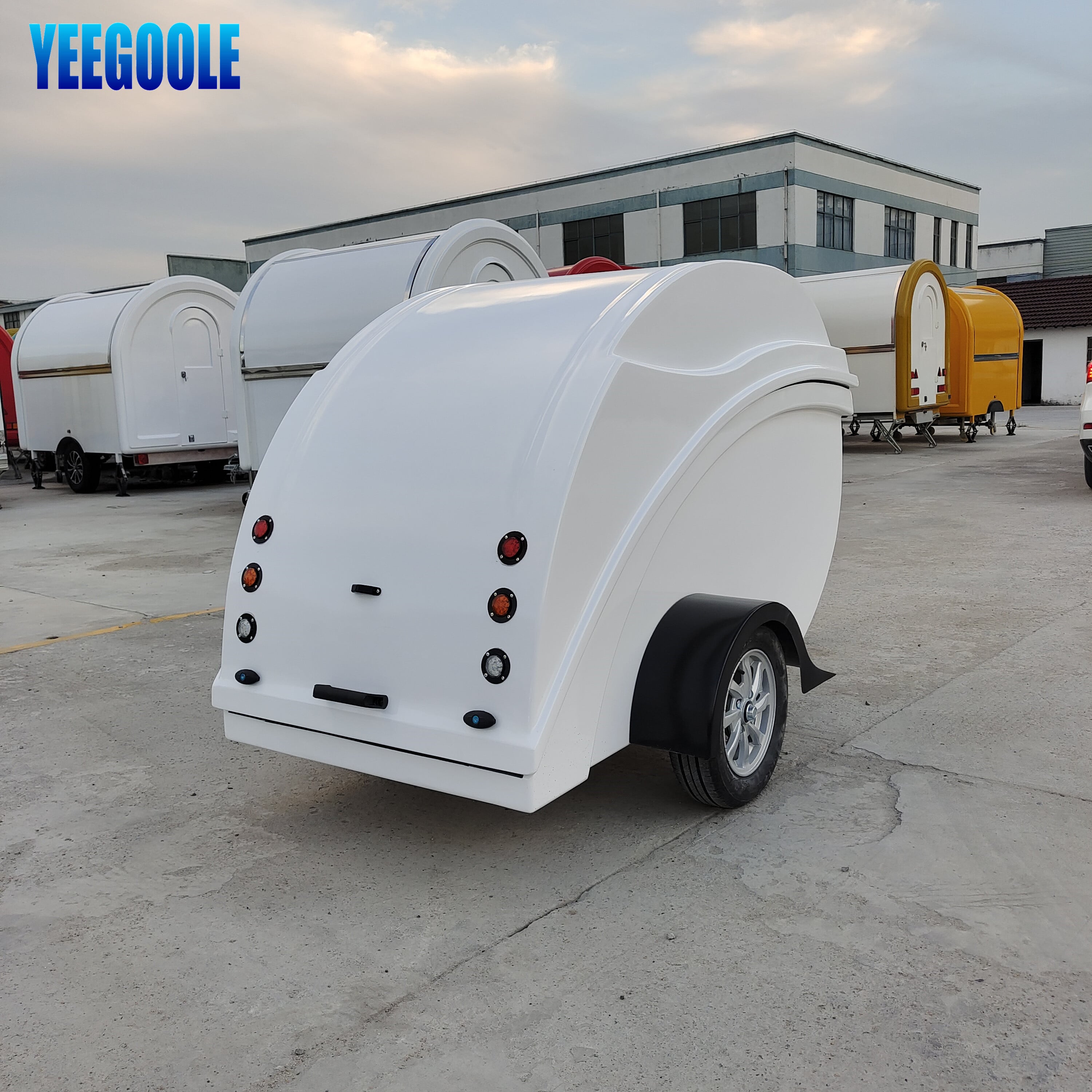 YG-FRP-01 Mini-Haushaltsanhänger,Mobiles Komfortauto，Mini husholdningtrailer，Mini huishoudelijke aanhanger