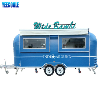 YG-TZ-66 Mobile Food Trailer Snackmaschinen Mobile Food Truck, Foodtuck Mobile Catering Trailer mit Rädern