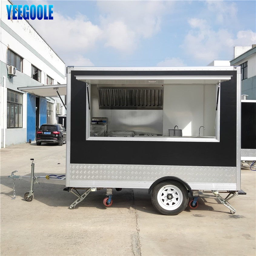 YG-FPR-04 2020 Kundenspezifischer Lebensmittelwagen Australischer mobiler Fast-Food-Van-Design-Food-Truck zum Verkauf