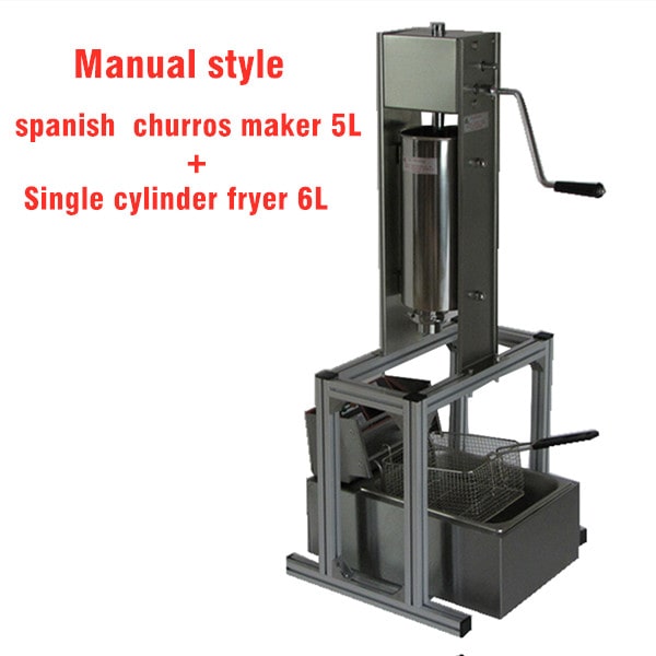 Spanischer Churros Hersteller Churros Maschine Churros Füllmaschine Marmelade Füllmaschine Fritteuse Spanische Krapfen Marmeladenbox