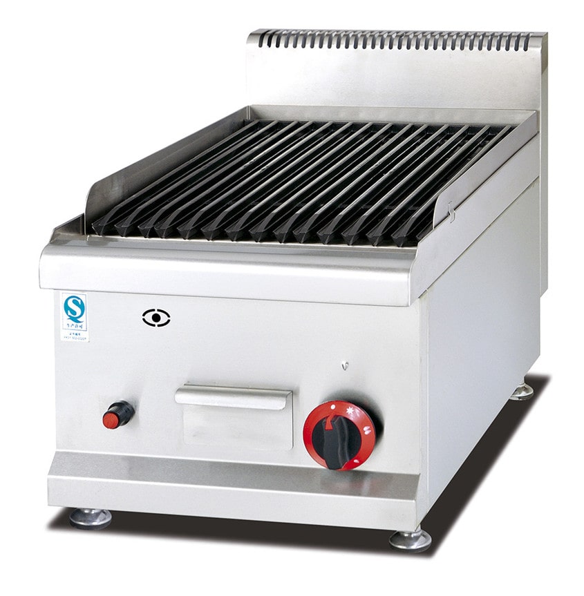 Luxury Style Volcanic Rock Grill, Gas Lava Stone Barbecue Herd, Gas Lava Rock Grill