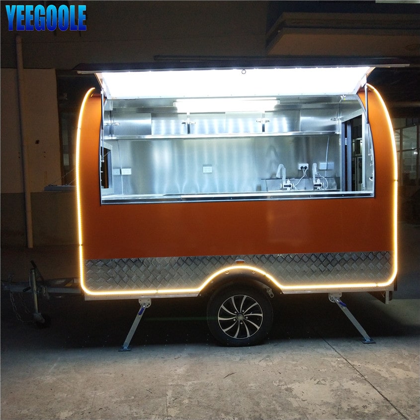 YG-FPR-03 Food Kiosk Fast Food Auto Mobiler Küchenanhänger Catering Trucks zum Verkauf